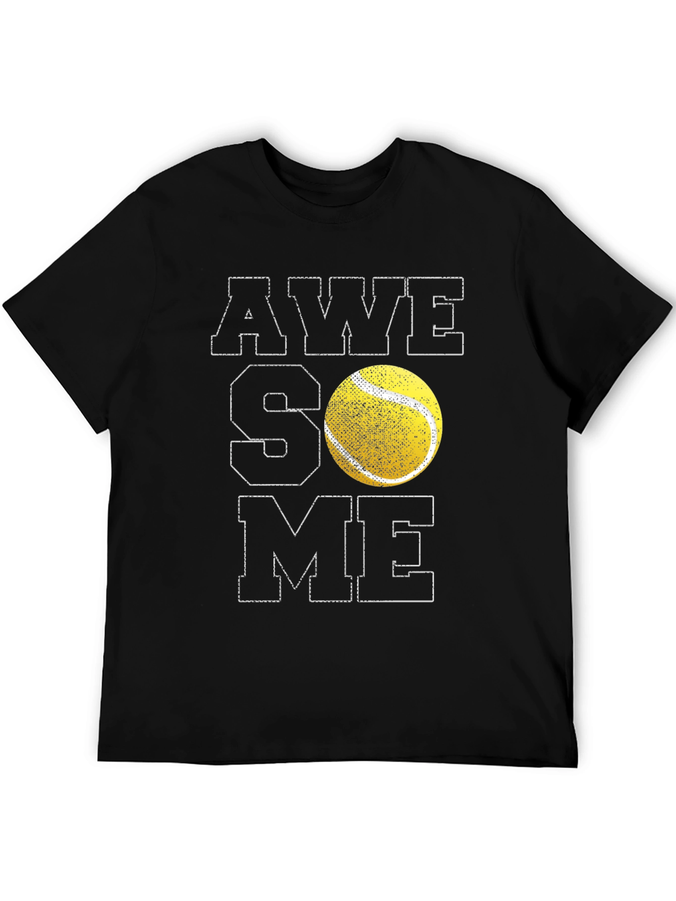 Awesome Tennis Ball Graphic T-Shirt