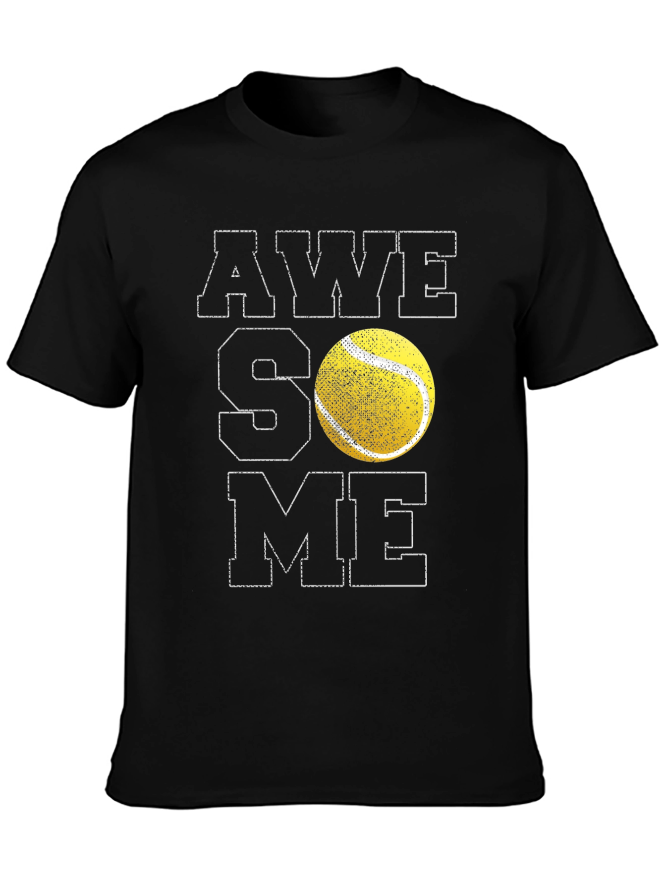 Awesome Tennis Ball Graphic T-Shirt