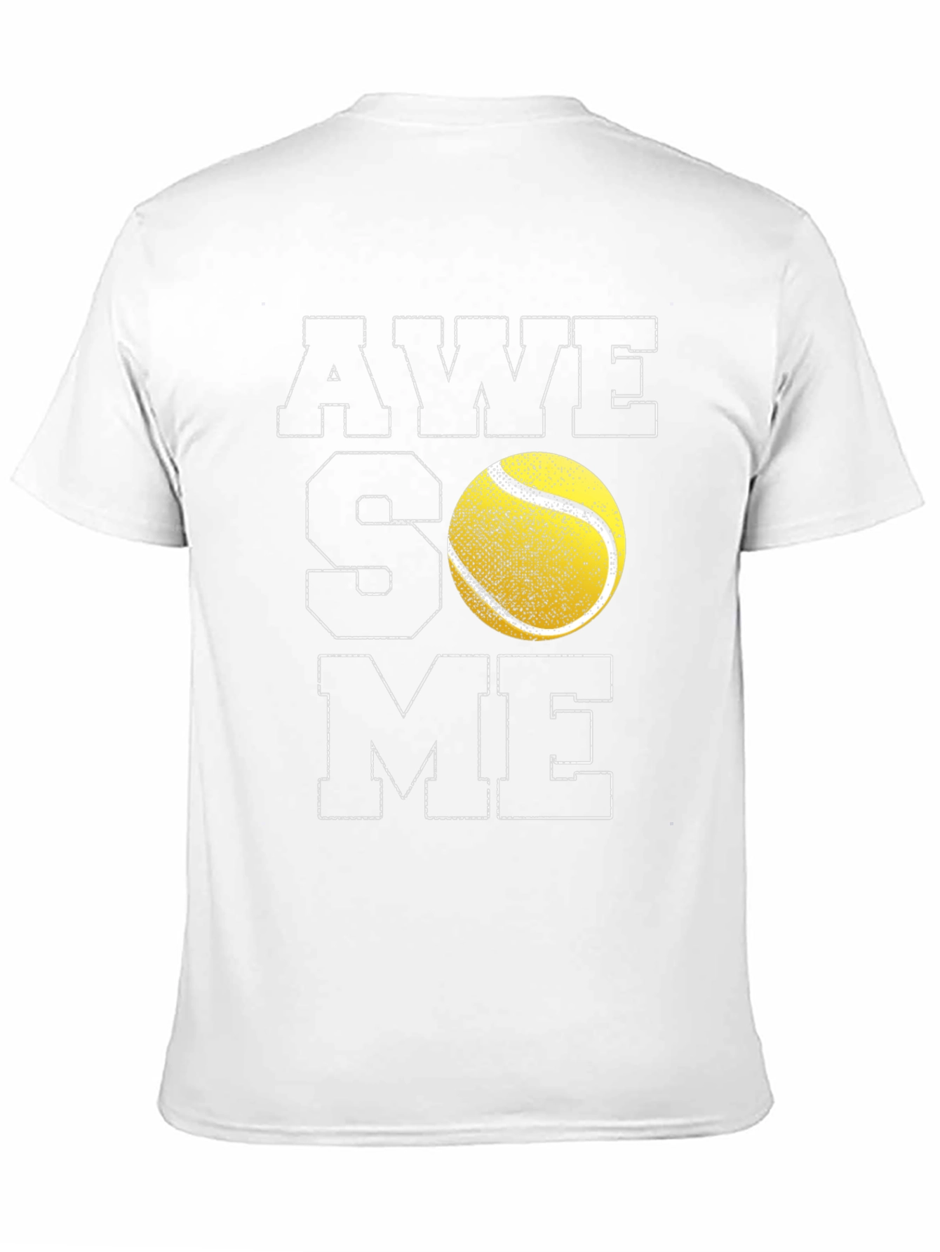 Awesome Tennis Ball Graphic T-Shirt