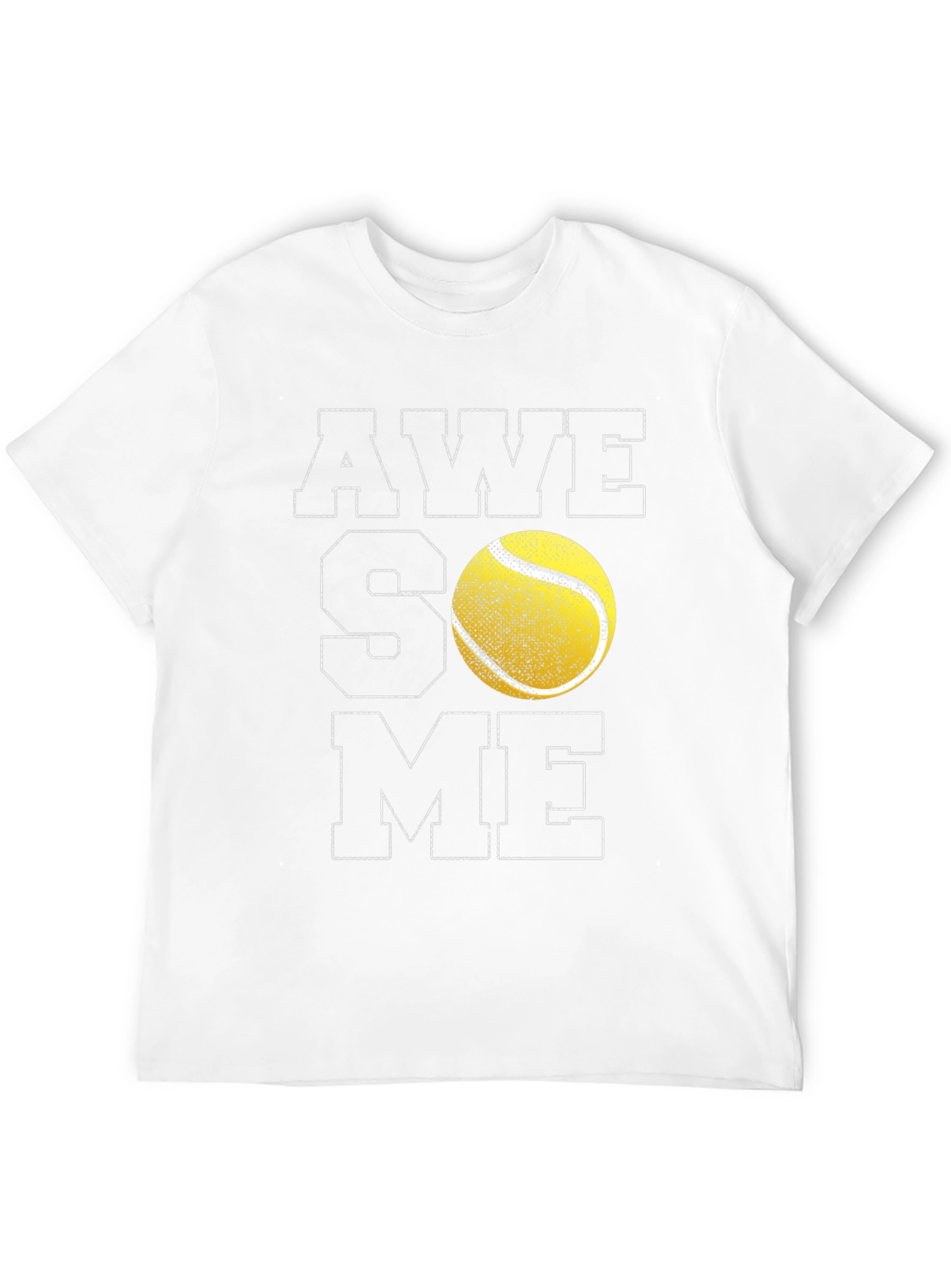 Awesome Tennis Ball Graphic T-Shirt