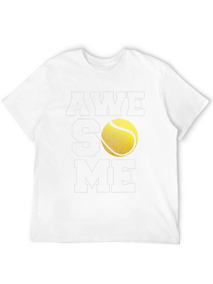 Awesome Tennis Ball Graphic T-Shirt