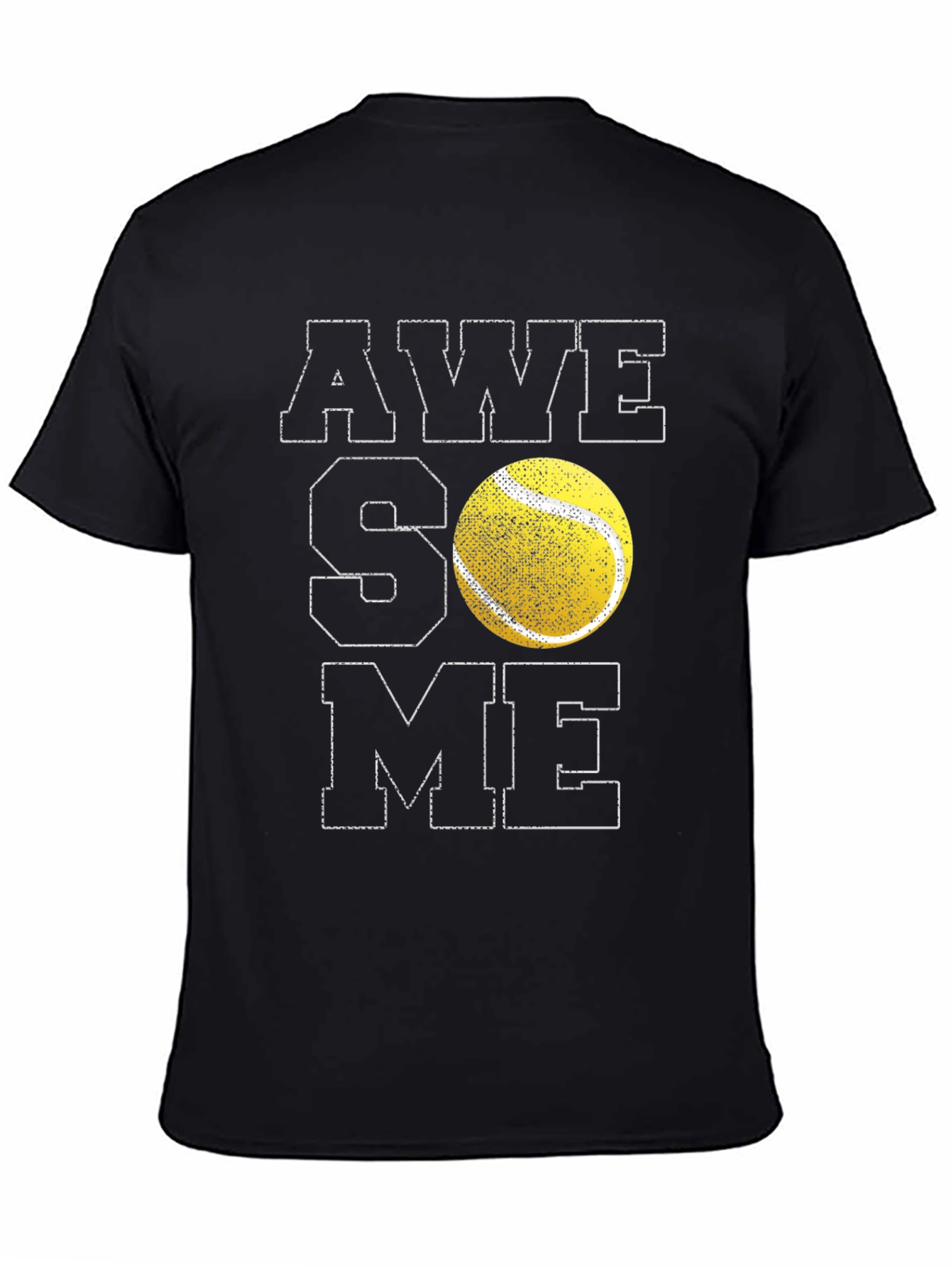 Awesome Tennis Ball Graphic T-Shirt