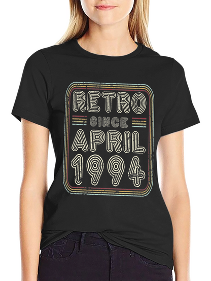 Retro Since April 1994 Birthday T-Shirt