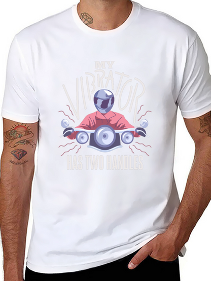Funny Motorcycle Vibrator T-Shirt