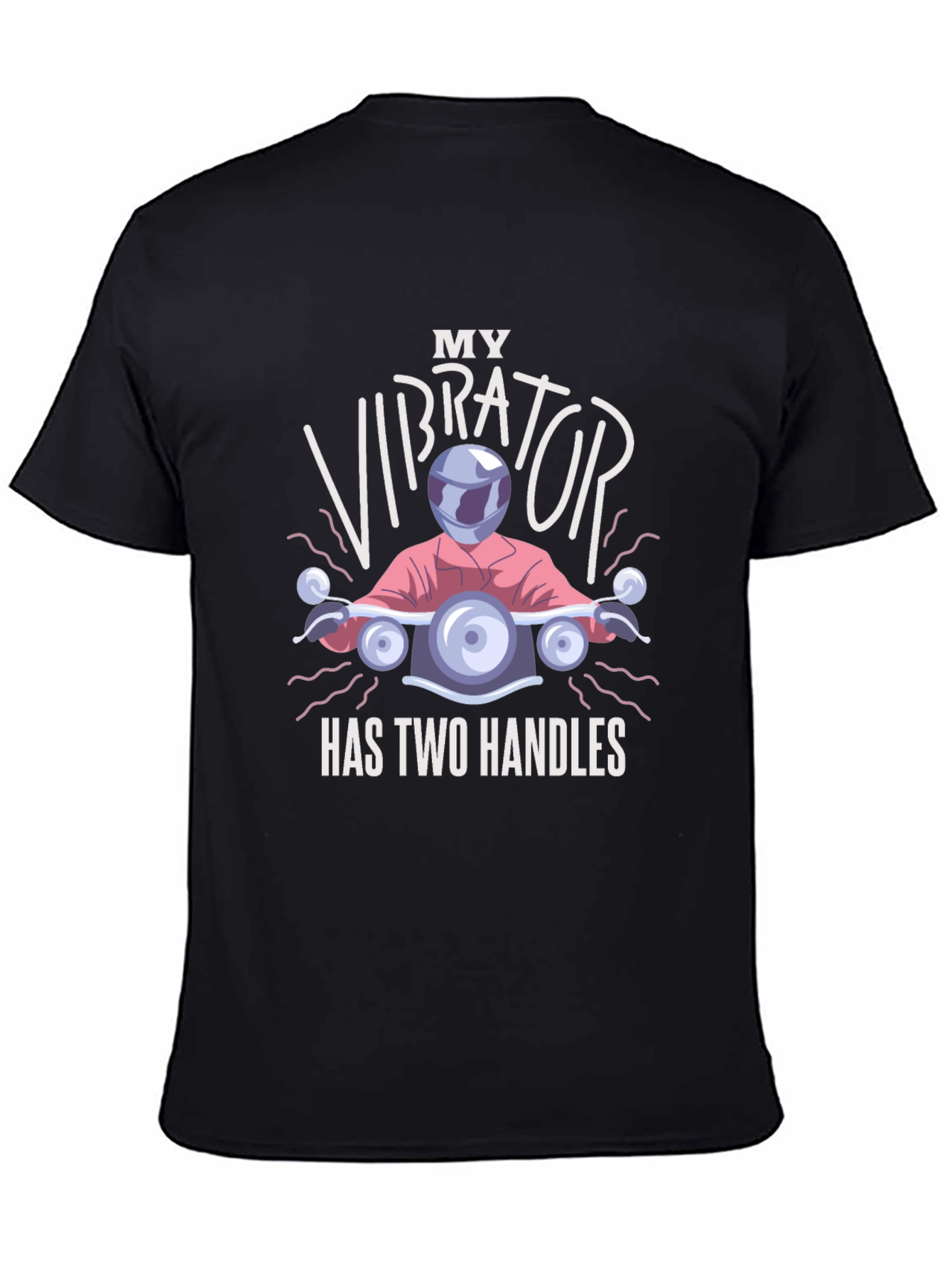 Funny Motorcycle Vibrator T-Shirt