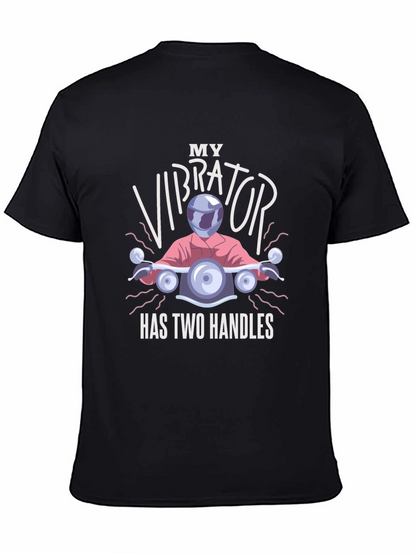 Funny Motorcycle Vibrator T-Shirt