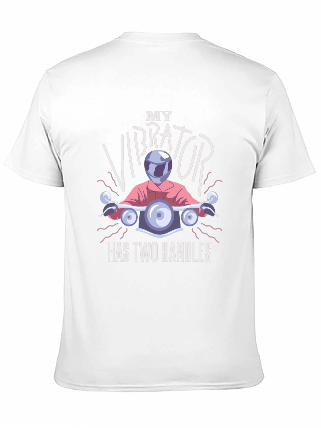 Funny Motorcycle Vibrator T-Shirt