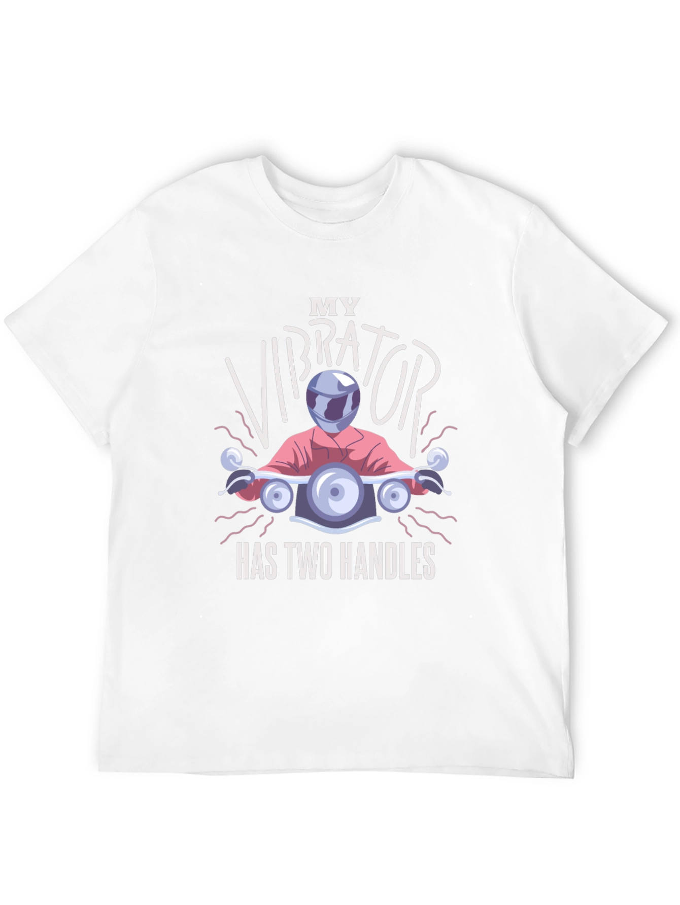 Funny Motorcycle Vibrator T-Shirt