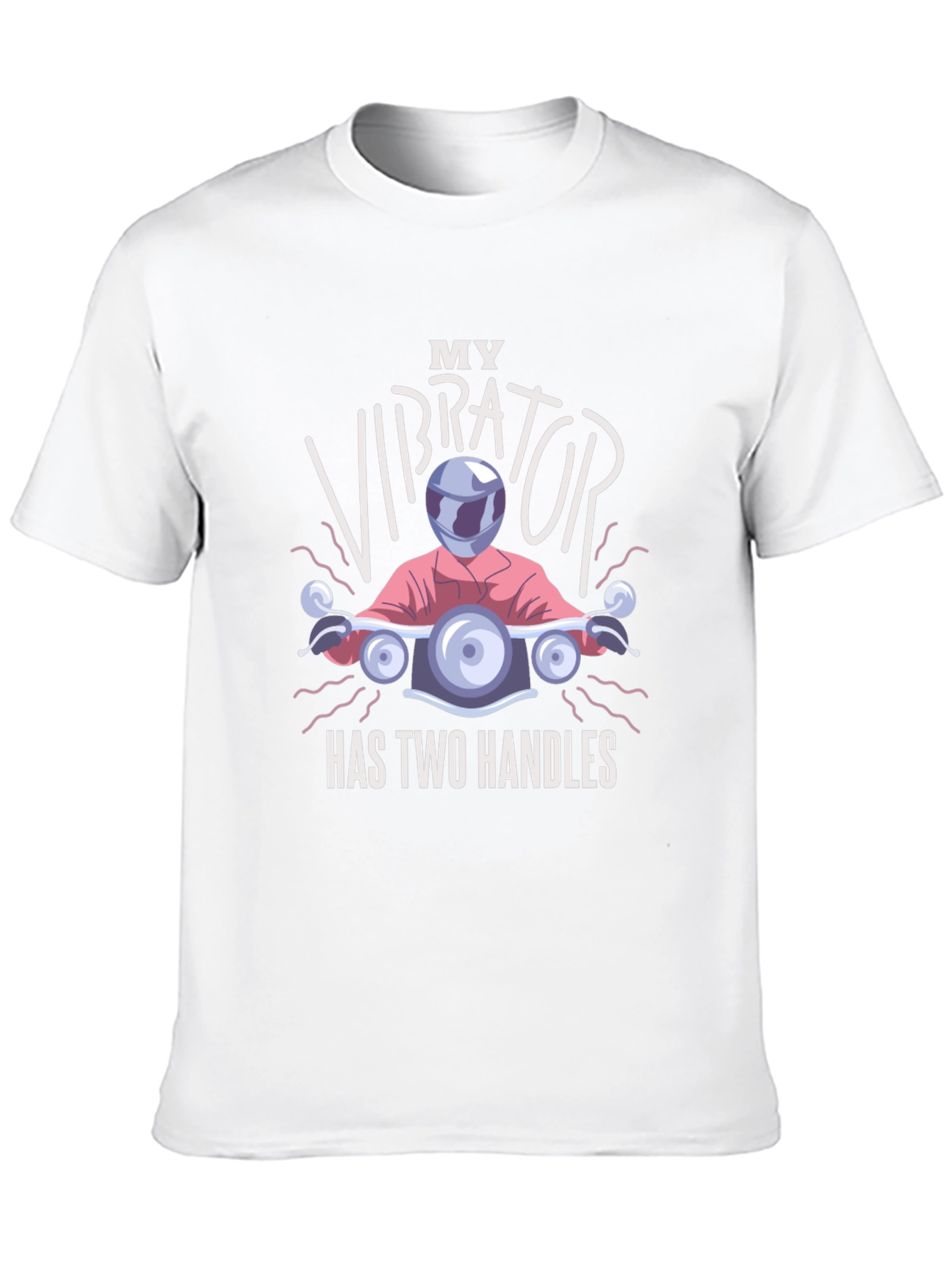 Funny Motorcycle Vibrator T-Shirt