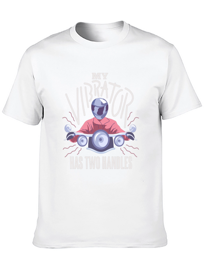 Funny Motorcycle Vibrator T-Shirt