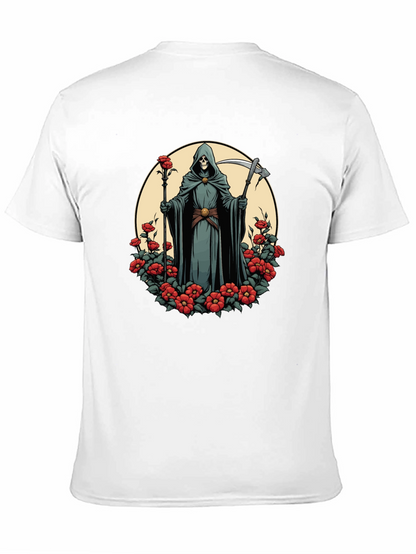Grim Reaper Rose T-Shirt - Dark Aesthetic