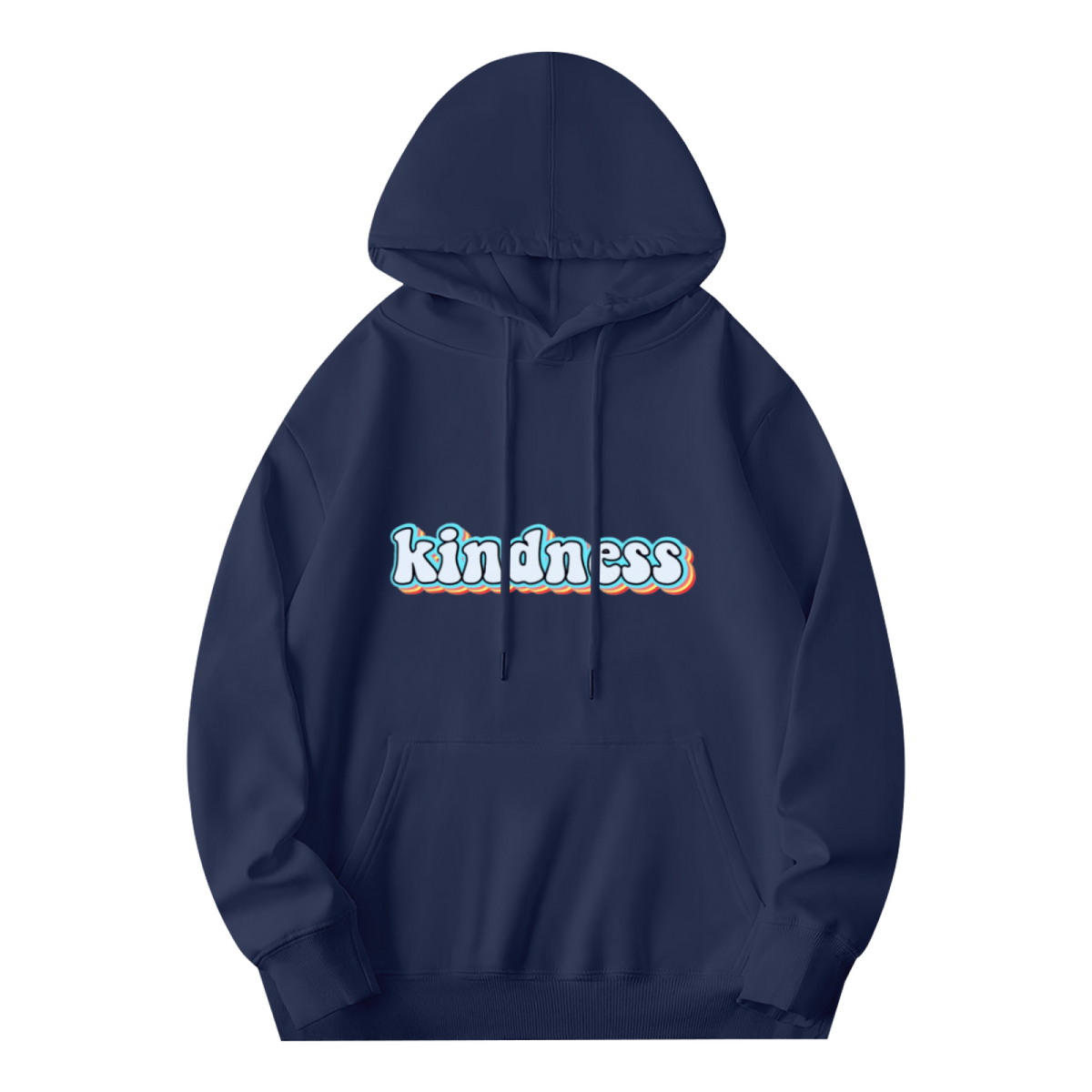 Retro Kindness Typography Hoodie