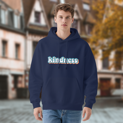 Retro Kindness Typography Hoodie