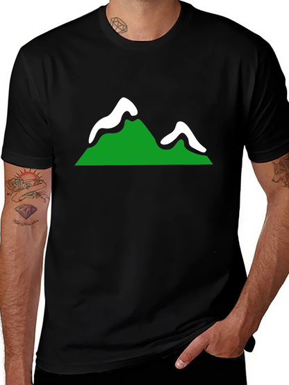 Mountain Graphic Tee - Nature Adventure Shirt