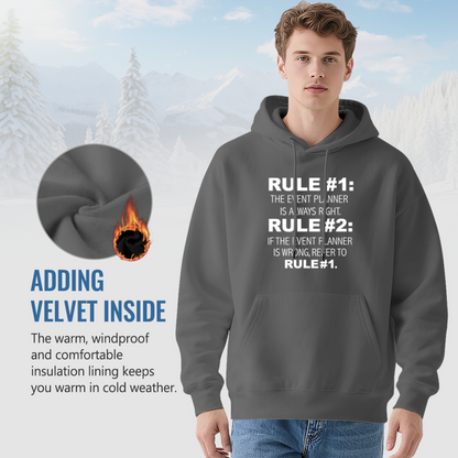 Funny Event Planner Rules Hoodie - Always Right
