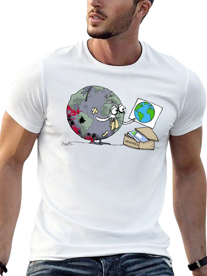 Earth Memories T-Shirt - Black Graphic Tee