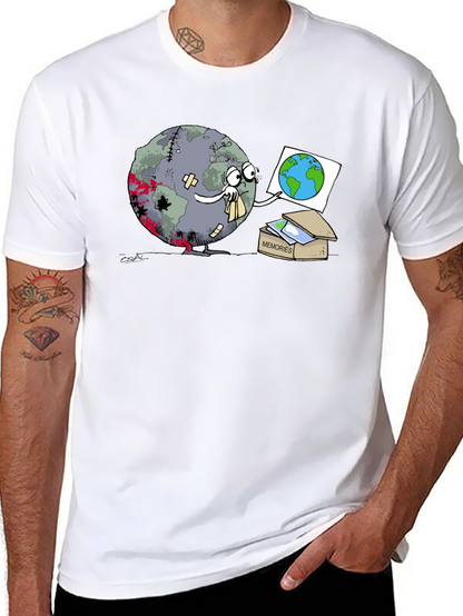 Earth Memories T-Shirt - Black Graphic Tee