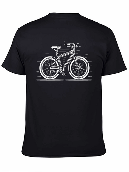 Black Bicycle Graphic T-Shirt | Casual Wear