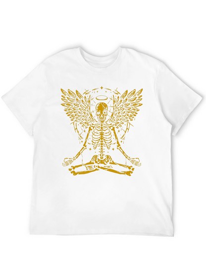 Skeleton Angel Graphic Tee - Black