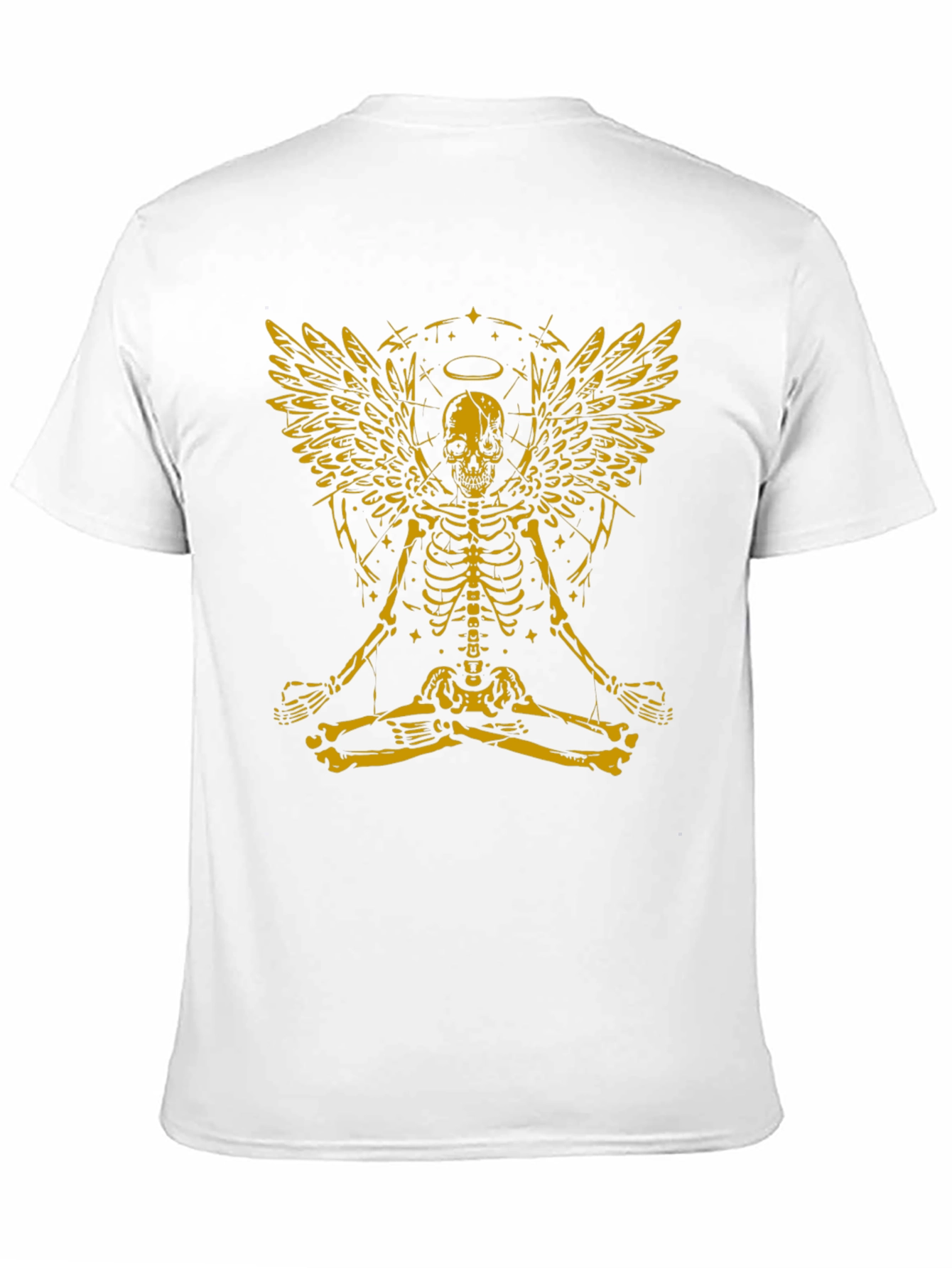 Skeleton Angel Graphic Tee - Black