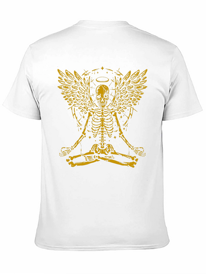 Skeleton Angel Graphic Tee - Black