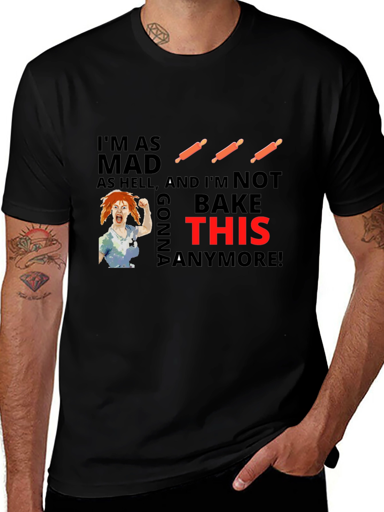 Mad Baker T-Shirt - Funny Baking Tee