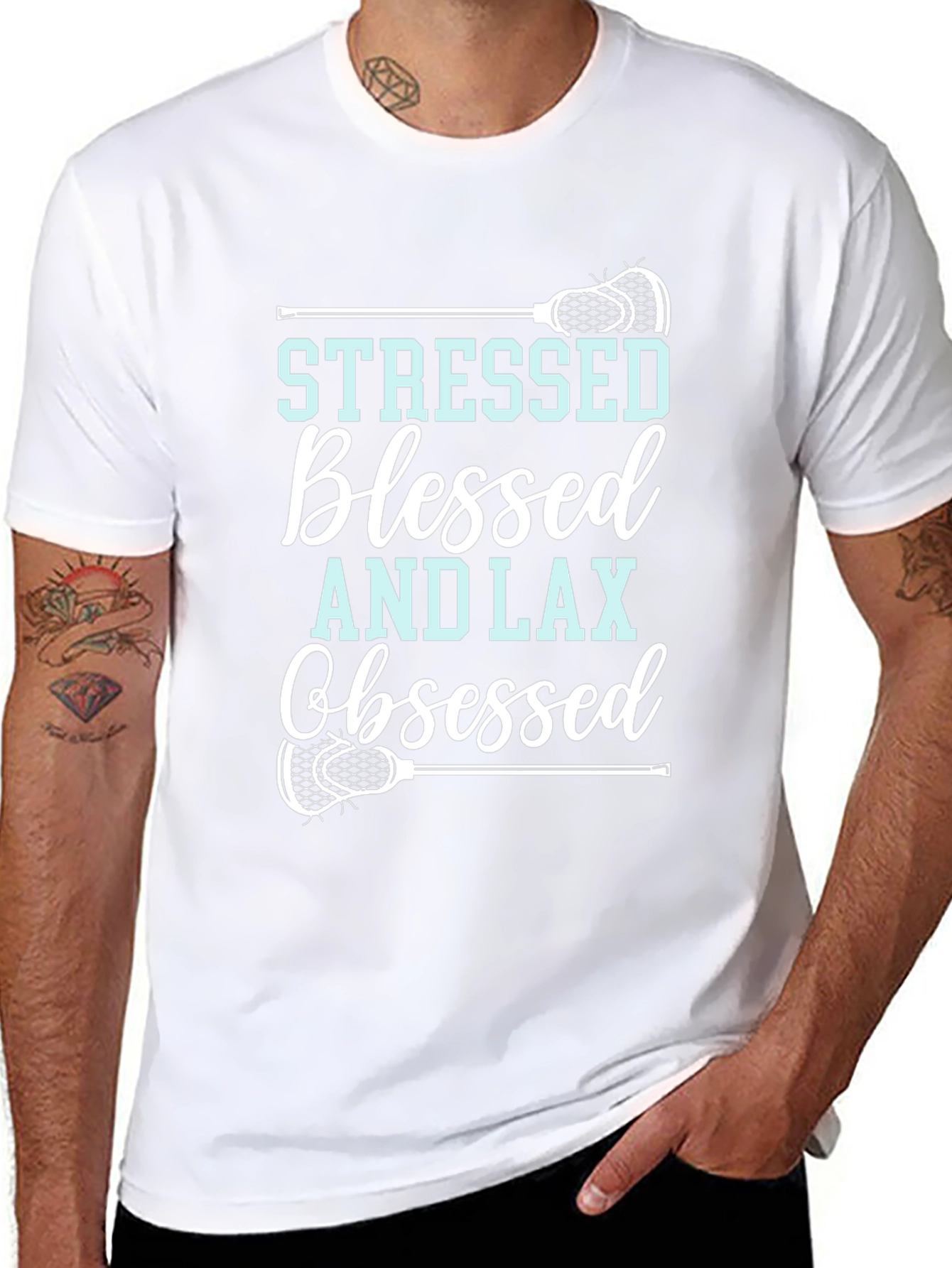 Stressed Blessed And Lax Obsessed T-Shirt