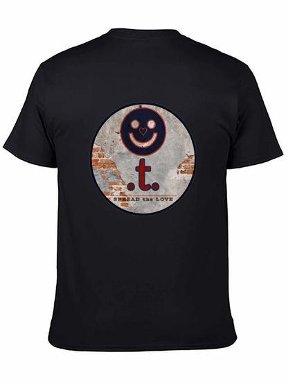 Spread the Love Graphic Tee - Stylish Black T-Shirt