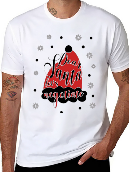 Dear Santa Negotiate Graphic Tee