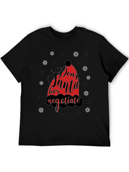 Dear Santa Negotiate Graphic Tee