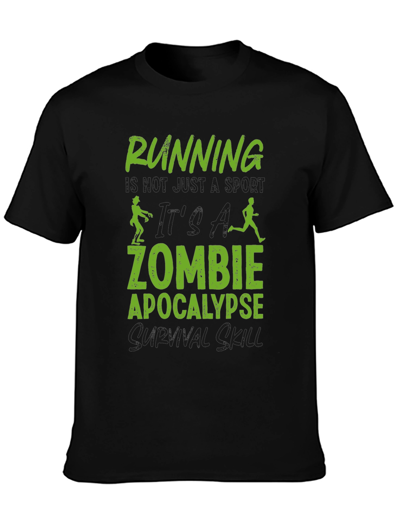 Zombie Apocalypse Running Survival Skill T-Shirt