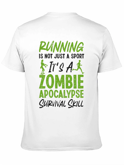 Zombie Apocalypse Running Survival Skill T-Shirt