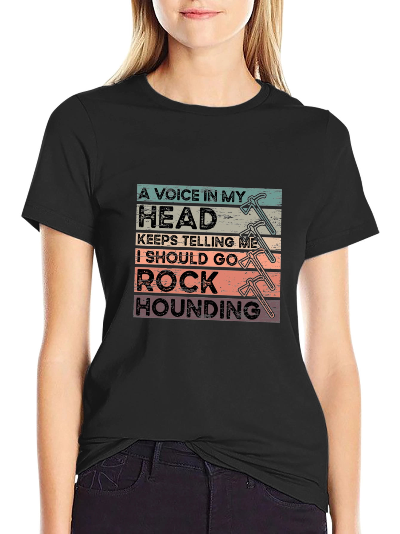 Rock Hounding T-Shirt - A Voice in My Head