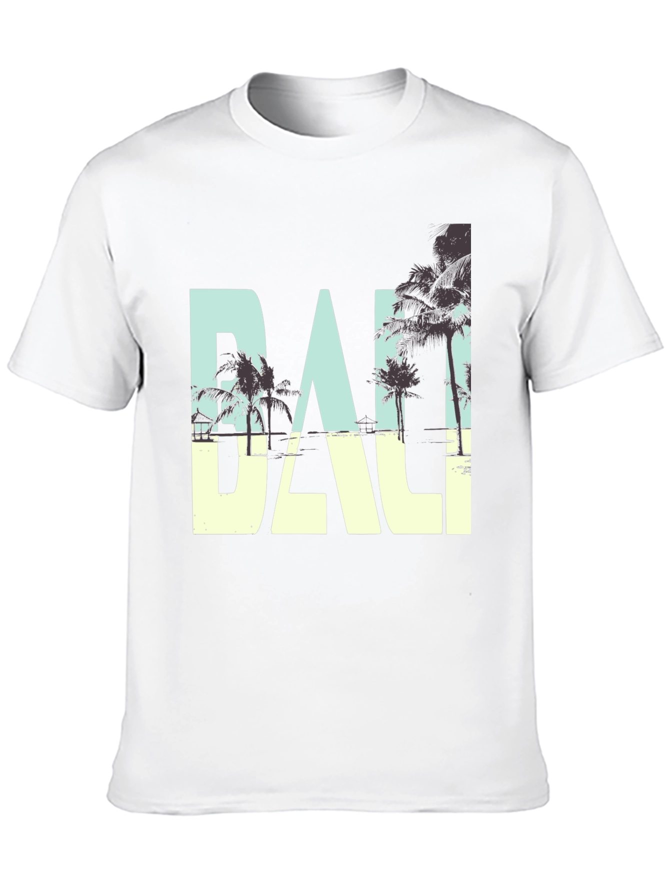 Bali Graphic Print Crew Neck T-Shirt
