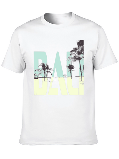Bali Graphic Print Crew Neck T-Shirt