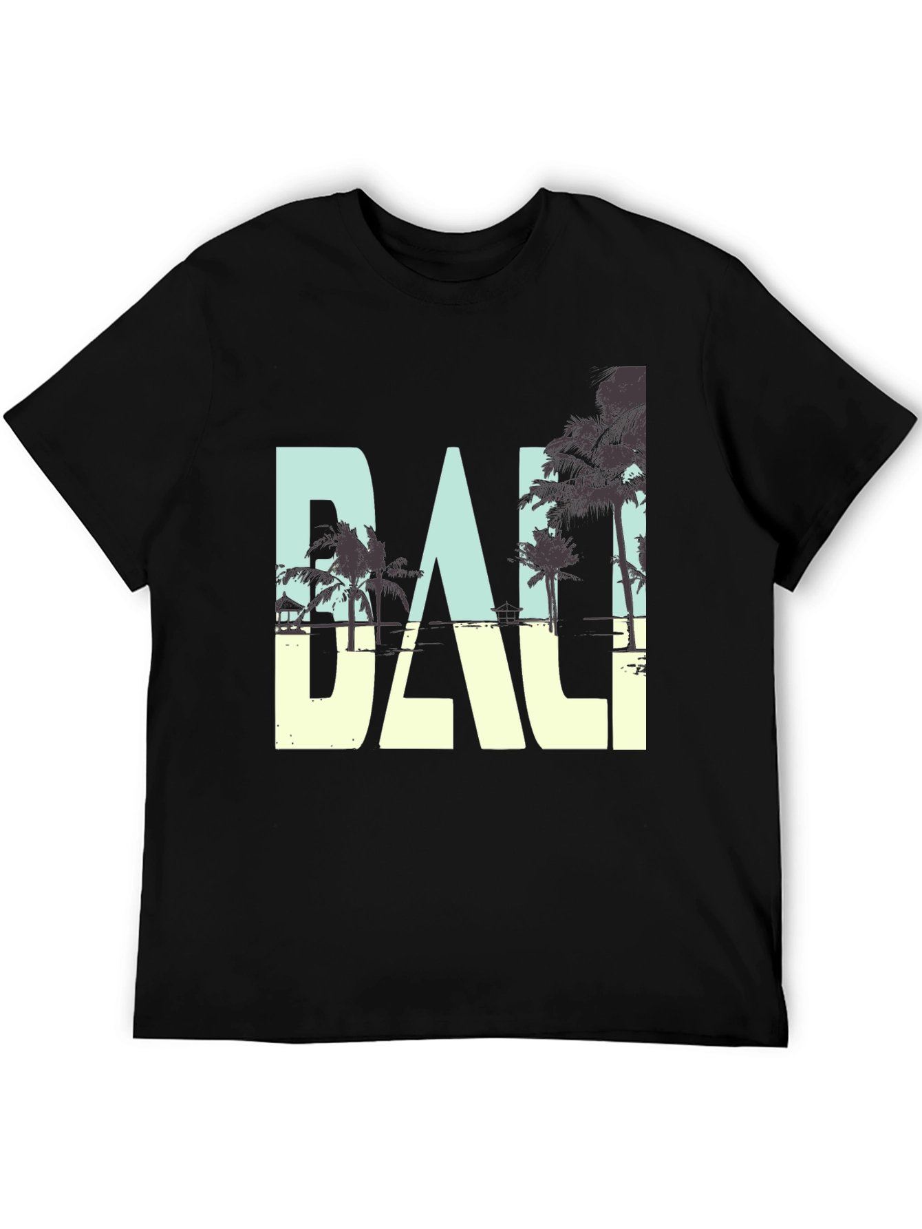 Bali Graphic Print Crew Neck T-Shirt