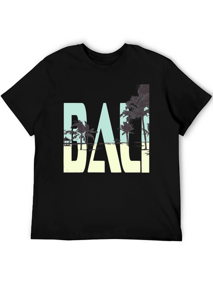 Bali Graphic Print Crew Neck T-Shirt
