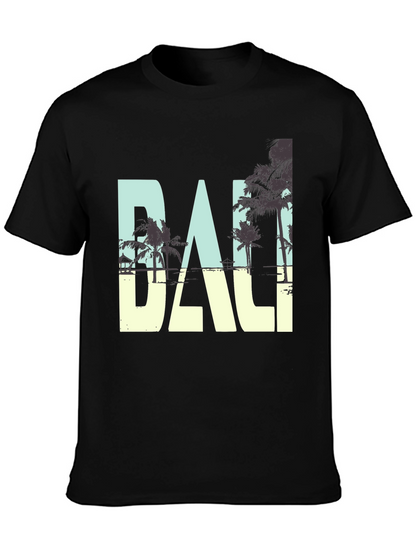 Bali Graphic Print Crew Neck T-Shirt