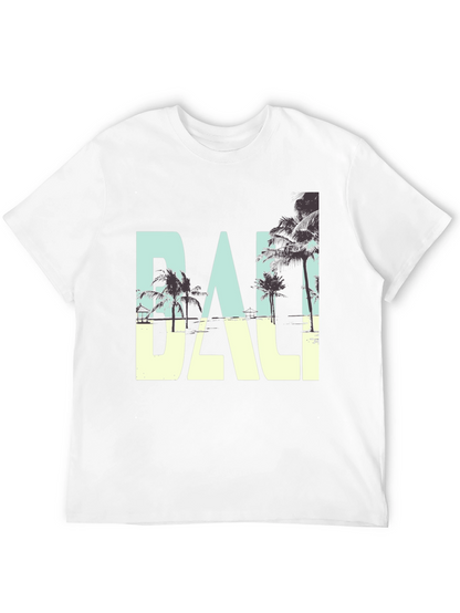 Bali Graphic Print Crew Neck T-Shirt