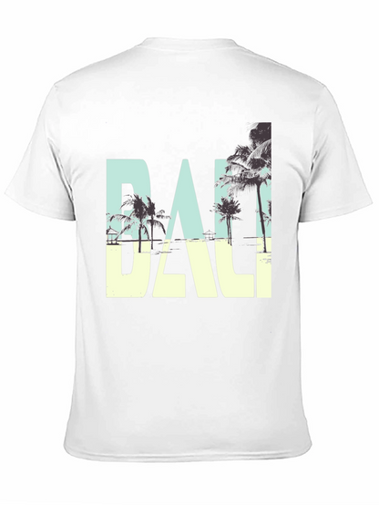 Bali Graphic Print Crew Neck T-Shirt