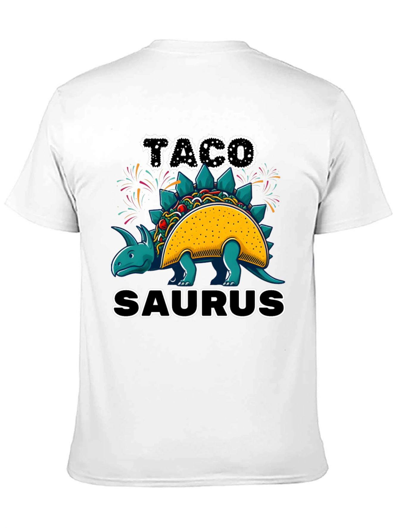 Taco-Saurus Black T-Shirt