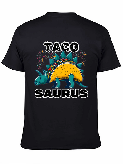 Taco-Saurus Black T-Shirt