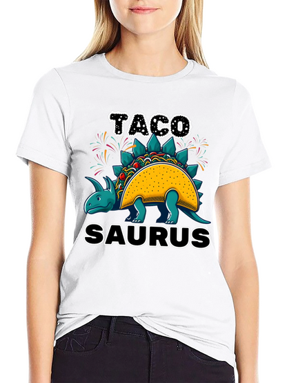 Taco-Saurus Black T-Shirt