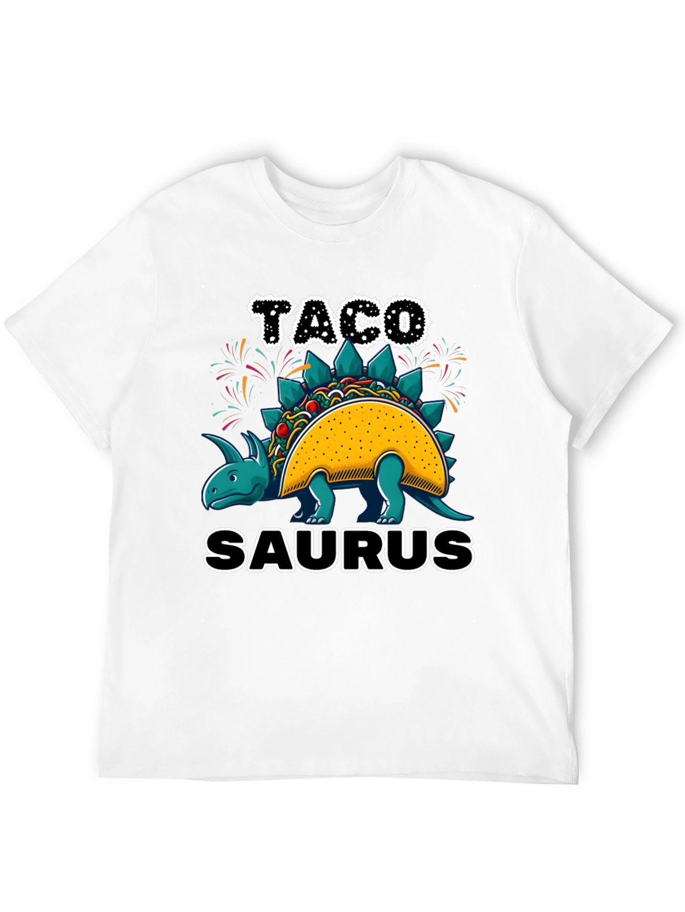 Taco-Saurus Black T-Shirt