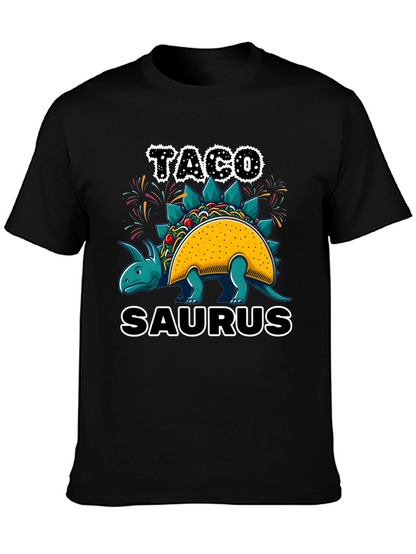 Taco-Saurus Black T-Shirt
