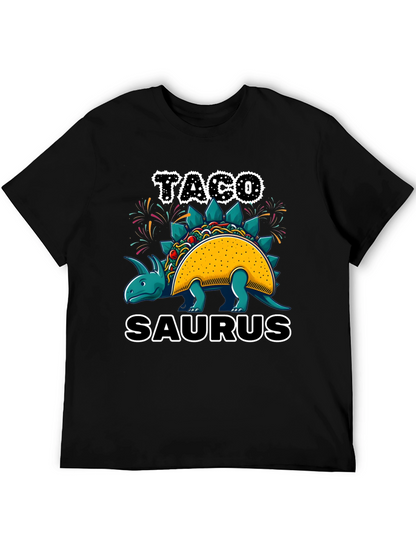 Taco-Saurus Black T-Shirt