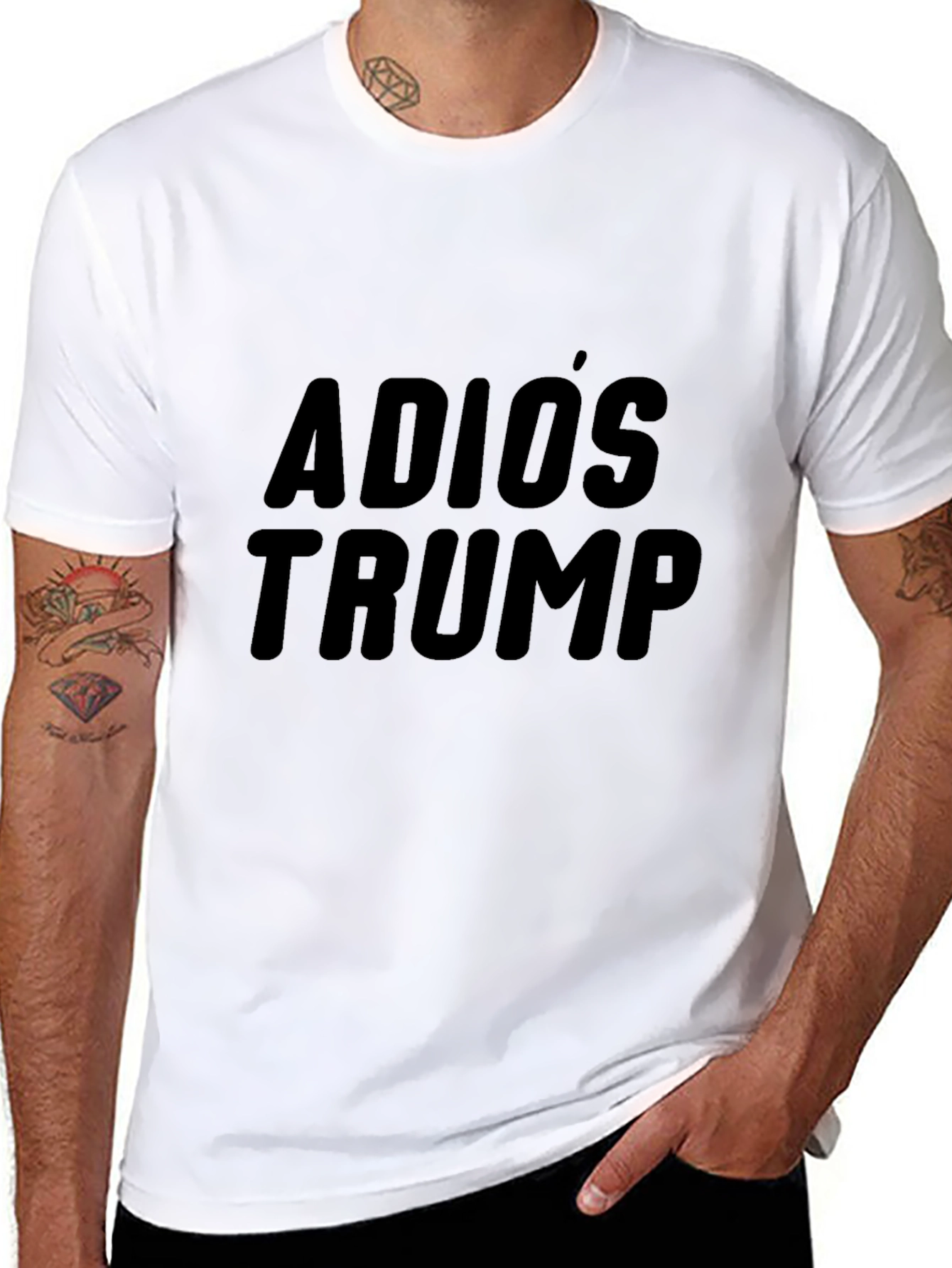 Adios Trump T-Shirt - Political Statement Tee