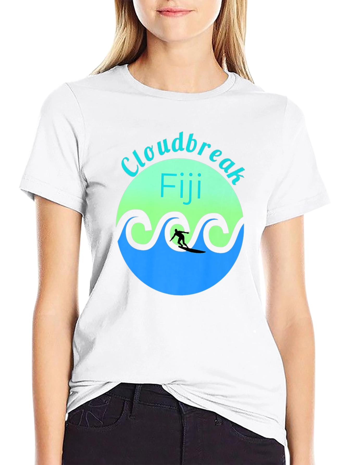 Cloudbreak Fiji Surfing Graphic Tee
