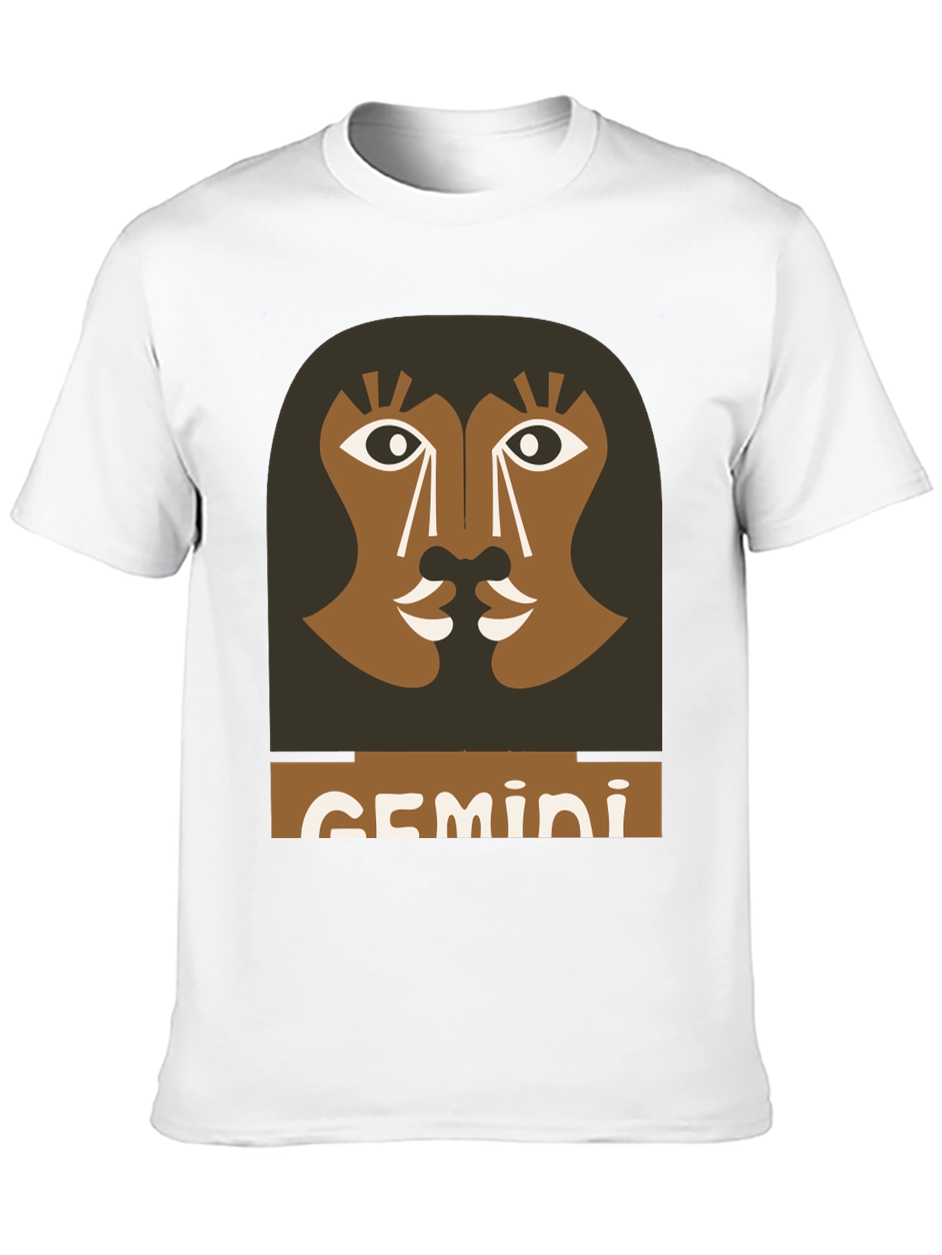 Gemini Zodiac Graphic Tee - Black