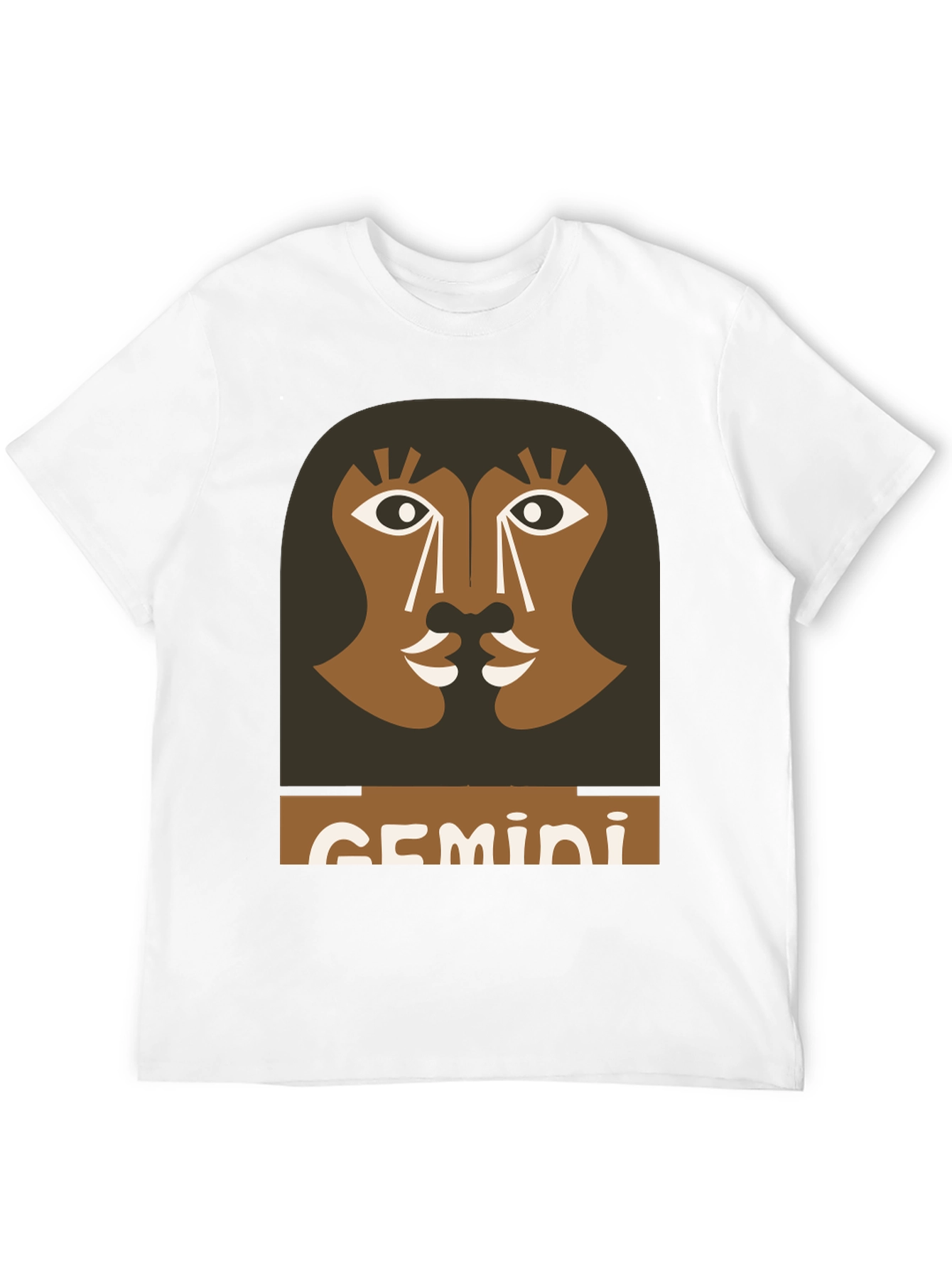 Gemini Zodiac Graphic Tee - Black